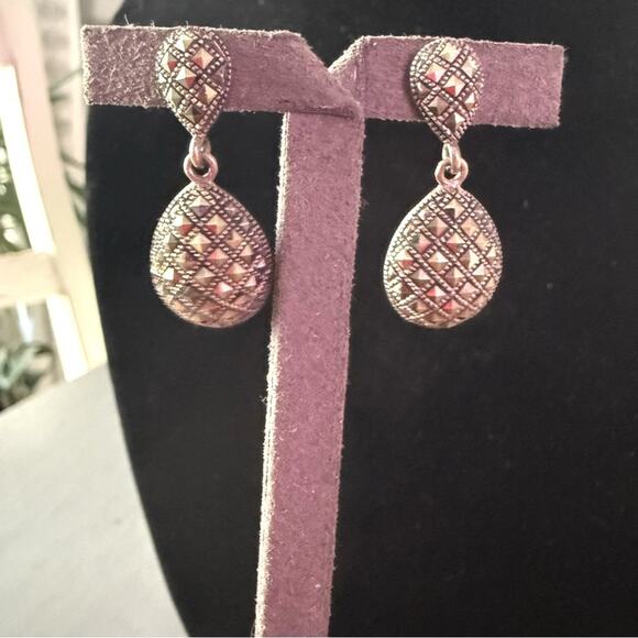 925 Sterling Silver Dangle Earrings - Picture 1 of 5